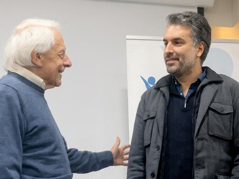 Laurentzi de Sasia conversando con Alfried Längle, fundador del Análisis Existencial contemporáneo